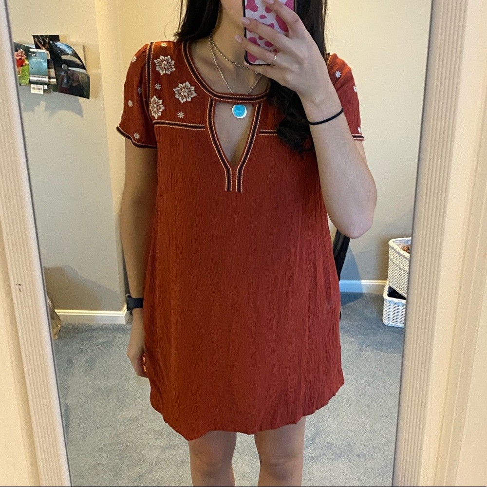 Abercrombie rust color dress. Size small.
